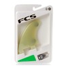 FCS GL Longboard Side Bite Glass Flex Fins (Set of