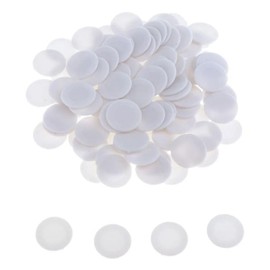 Fichas de Plastico Blanco 100 Piezas