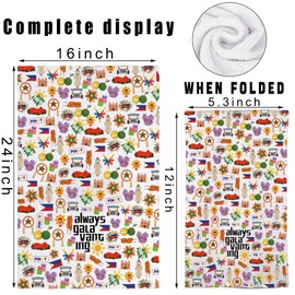 MYSOMY Philippines Kitchen Towels Filipino Dish Towels Philippines Souvenir Gifts Always Galavanting Filipino Kitchen Merch (Always Galavanting kt UK2)