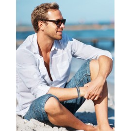 Roe Dolph Blue Friendship Bracelets for Women Gifts Trendy Stuff String Bracelets Waterproof Summer Wave Surfer Bracelets Adjustable Ankle Bracelets Beach Bracelets Stocking Stuffers Gifts