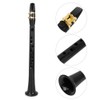 Portable Pocket Saxophone Practice Sax with Reed Bag Woodwind Instrument