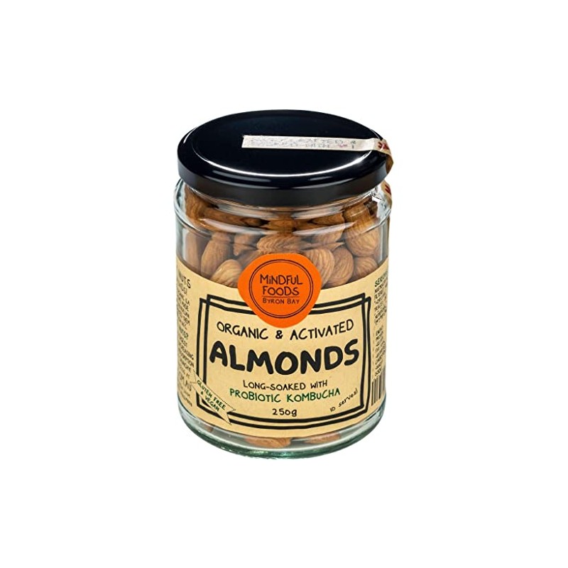 Mindful Foods Organic & Activated Almonds 250 g