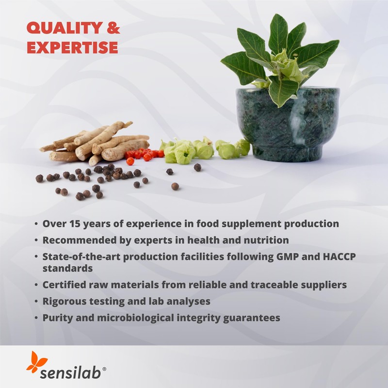 Ashwagandha KSM 66-600 mg Ashwagandha Root Extract with 5% Withanolides