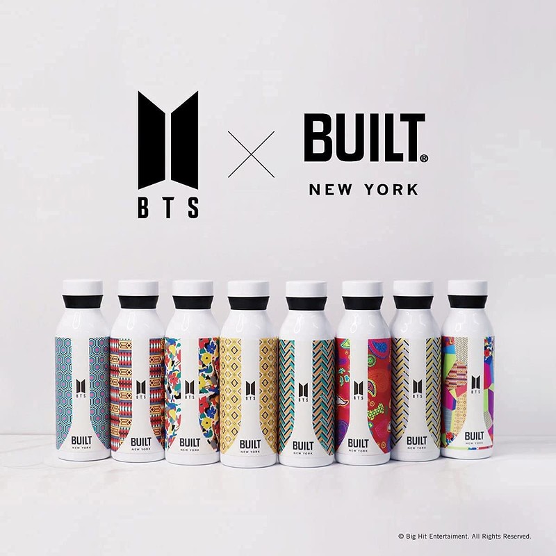 BUILT BTS Jungkook Water Bottle, 18.5 fl oz (532 ml),