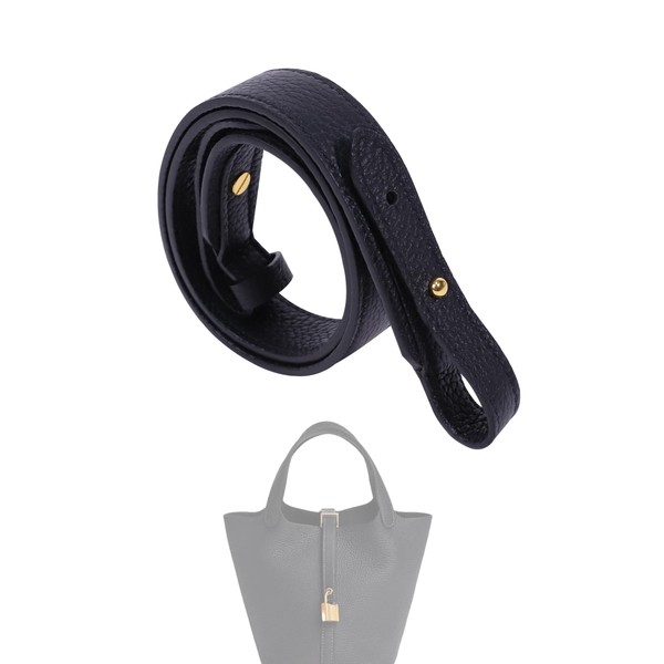 XYJG TC Leather Strap for Hermes Picotin/Lindy/Evelyne Bag, Multi Length