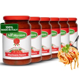 La San Marzano Marinara Sauce, 13 oz, Pasta Sauce Made in Italy, All Purpose Tomato Premium Quality, All Natural, Mediterranean Diet, Non GMO, Vegan, Gluten Free