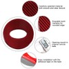 Left Hand Drive Carbon Fiber Interior Steering Wheel Sticker Trim