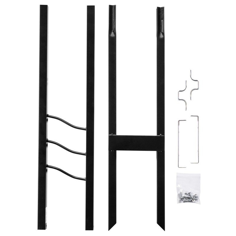 Architectural Mailboxes MON00BPEC Montroso Post, Black