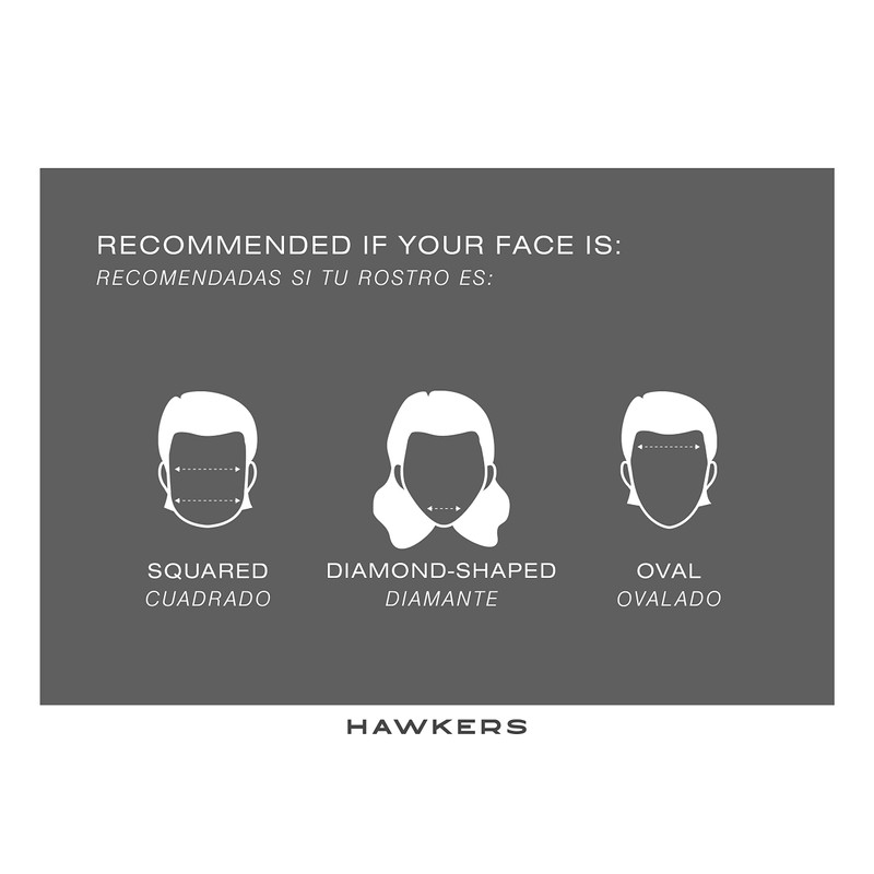 HAWKERS Moma Midtown Sunglasses for Men and Women, Grey Polarized