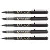 Pilot V-Ball VB7 Liquid Ink Rollerball Pen - Medium Metal
