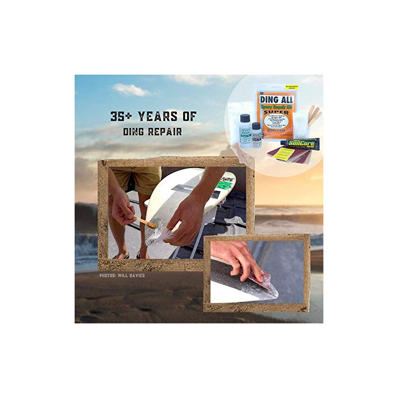Ding All Super Epoxy Repair Kit for Surfboards and More