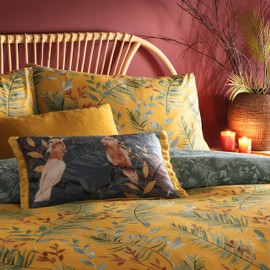 furn. Mazari Duvet Cover Set, Mustard, Single