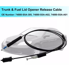 YK Puerta Maletero Tapa Combustible Cable P Honda Civic 01-2005