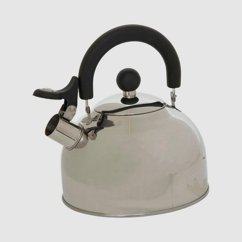 Vango 2 L Stainless Steel kettle with folding handle, Silver