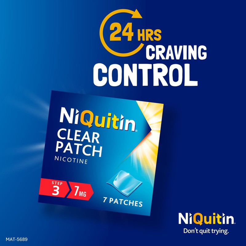 NiQuitin NiQuitin 7mg Nicotine Patch, Pack of 7