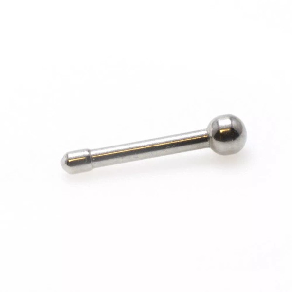 LionGothic 18 Gauge Nose Ring Bone Straight Barbell Surgical Steel