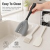 Meat Chopper Mincing Spatula, Silicone Ground Beef Masher with Drain