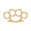 CafePress Brass Knuckles Sticker Oval Car Bumper Sticker(10-Pack)