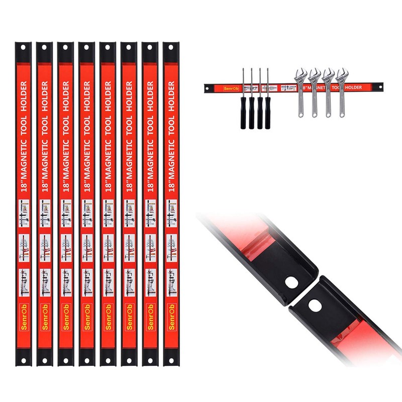 CooFel Magnetic Tool Holder 18 Inch 8 Pack Heavy Duty