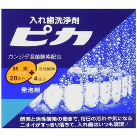 Pika Denture Cleaning 28 Tablets + 4 Packets