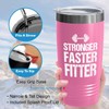 Personal Trainer Pink Edition Viking Tumbler 20oz - Stronger Faster