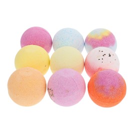 FOMIYES 9pcs Portable Adult Boys and Girls Spa Bath Salt Balls Balls Moisturizing Accessories Relaxing Salts