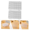 Ipetboom 2Pcs Transparent Nail Art Organizer Boxes with Compartments Storage