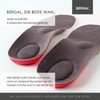 Bergal Men's X-treme Einlegesohle für Freizeit Orthotic Insole, Multicolour (Schwarz),