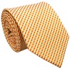 Retreez Wavy Zig Zag Stripe Pattern Woven Men's Tie -