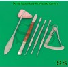S.S Dental Laboratory Kit Waxing Modelling Carvers Mixing Tools Stainless