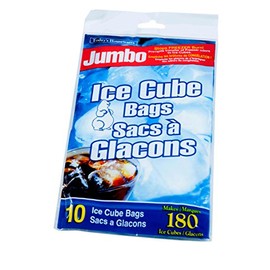 Today's Housewares Jumbo Ice Cube Box, 1-Pack (10 Bags in Total)