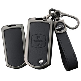 TECART Flip Key Car Key Case fit for Mazda 2 3 5 6 M2 M3 M5 M6 CX5 CX-7 CX9 RX8 MX5 MPV BT50 Demio Atenza Protective Key Case Cover Key Case Accessories Key Fob Holder Keyring 2 Buttons A Black