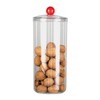 KEKEHOME Clear Plastic Candy Jar with Lid for Office Desk,