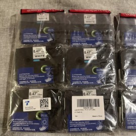 Labelife 12 Pack Labelife White Laminated Label Tape 12mm x .47" for Brother P Touch D600