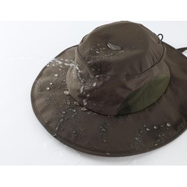 Magracy Men's UPF 50+ Wide Brim UV Protection Safari Hat for Women, Army Green