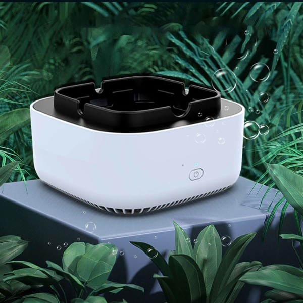 Ashtray Purifier Smokeless Negative Ion Aromatherapy Air Purifier for Office