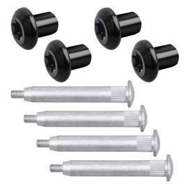 NDRUSH Door Hinge Pin Repair Kits Door Hinge Nuts Anti-Rust Hinge Lock Compatible with 2007-2018 Jeep Wrangler