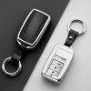 ZSPD Compatible with Acura Key Fob Cover Silver TPU Protector