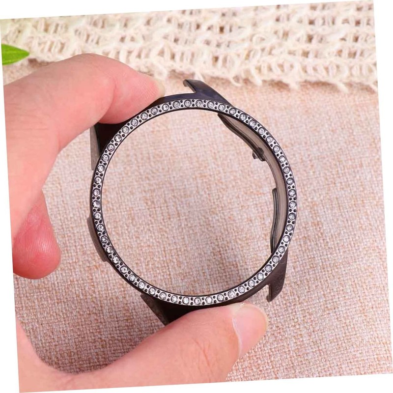 iplusmile Rhinestone Protective Case for Watch Hollow Out Design Lightweight