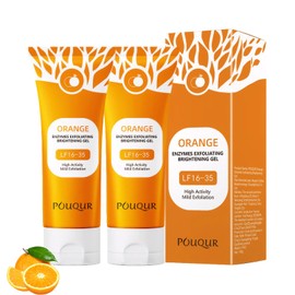 Purifying Exfoliating Gel 2 PCS Orange Peeling Gel Keeps Skin Hydrated Softens Skin and Removes Dead Skin Make Your Skin Smooth and Bright Suitable for All Skin Types