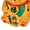 Golden Battery Powered Fortune Cat Waving Hand Good Luck Colorfast