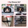 Itomoro Wireless Baby Car Camera, Rechargeable Car Baby Monitor with
