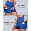 SANTINY 14" Skorts for Women with 2 Pockets High Waisted