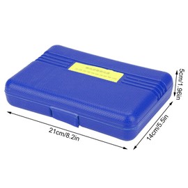 CYSFETENA Tap Extractor Set, Tap Bolt Extractor Set Screw Tap Extractor Set Steel Broken Head Taps Remover Stripped for Industrial Removing Screws and Bolts Home Repair Work (10 Pieces Set)