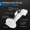 RADHLBNIU Fuel Pump Module Assembly Compatible with 2013-2020 Kawasaki Mule