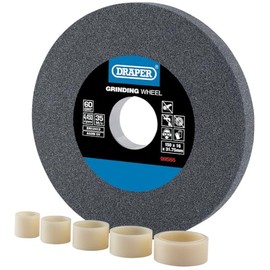 Draper 99565 Aluminium Oxide Bench Grinding Wheel 60G (150mm x 16mm)