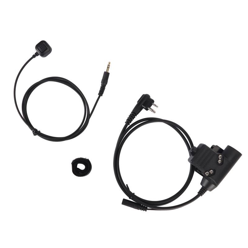 U94 PTT Adapter Push to Talk Button Walkie Talkie Military