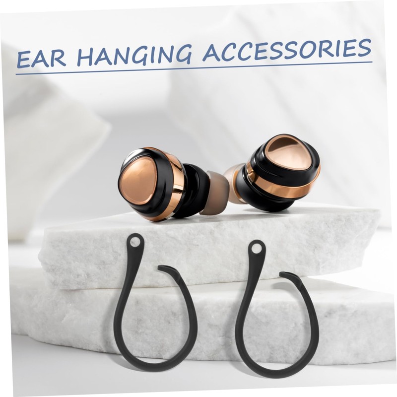 SHINEOFI 2pcs Slip Ear Hooks for Earbuds Stylish Protective Earbud