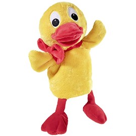 Heunec & KG e i suoi amici, marionetta GRS/PET peluche giallo/rosso