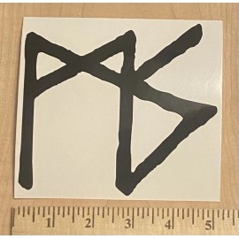 aest-x decals Matt Skiba Alkaline Trio Guitar Logo Black Vinyl Decal Sticker